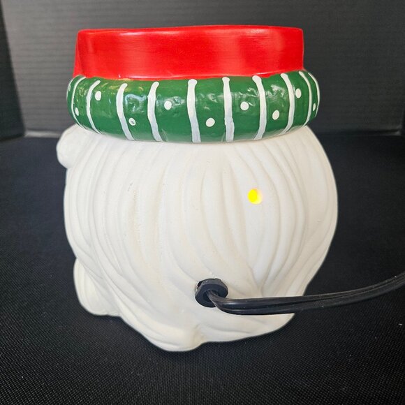 Tuscany Candle Christmas Santa Claus Face Electric Fragrance Bar Warmer Inbox - Picture 7 of 10